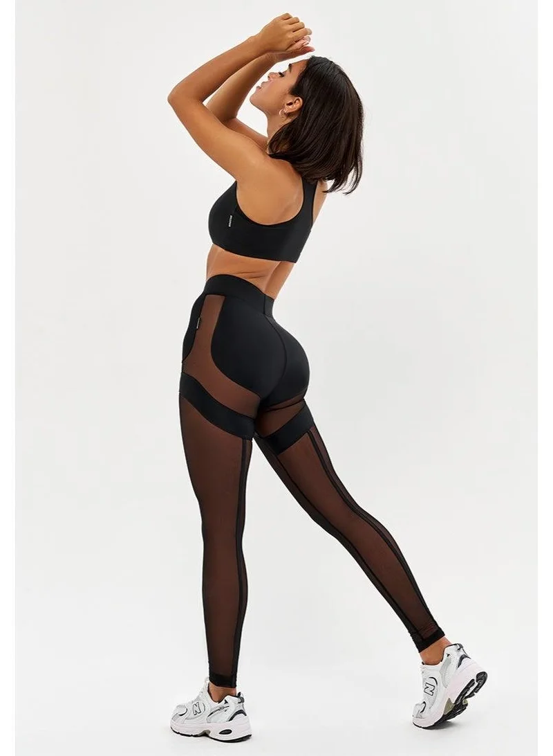 Bona Fide Bona Fide Premium Quality High Waisted Leggings for Women with Unique Design and Tummy Control - Womens Workout Leggings