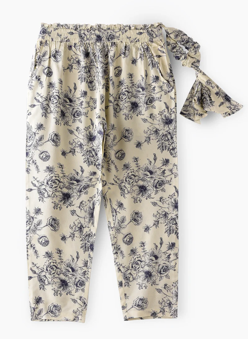 جيلين بنطلون فيسكوز جيلاين للبنات، ناعم ومريح للاستخدام اليومي