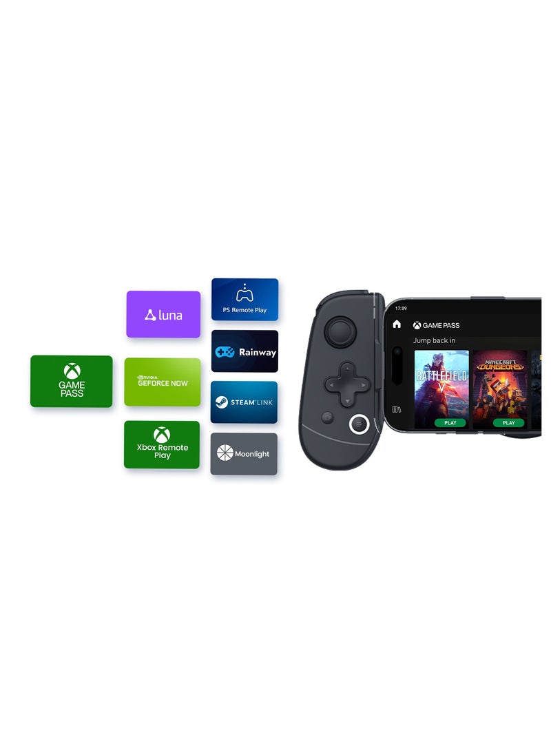 General - Professional Mobile Gaming Controller LeadJoy M1 iPhone Controller + LeadJoy H1 Phone Cooler with Cooling Conduction Plate, Hall Effect Joysticks, iPhone Controller with Turbo Function, Pass-through Charging - Image 1