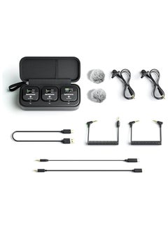 Saramonic Saramonic 2-Person Wireless Mic System with Premium Lavaliers for Cameras, Mobile Devices & More with Charging Case and TRS, TRRS, Lightning, USB-C Output Cables (Blink 900 B2)  - Image 1