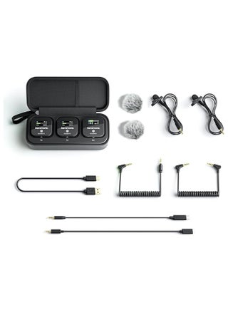 Saramonic 2-Person Wireless Mic System with Premium Lavaliers for Cameras, Mobile Devices & More with Charging Case and TRS, TRRS, Lightning, USB-C Output Cables (Blink 900 B2) - pzsku/ZB4E4FCA2A55F8364B59BZ/45/1741769145/7f2b9d1a-275f-4e13-8705-7388df7e8a56