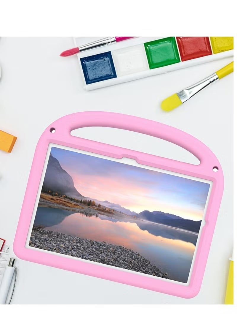 Kids Tablet Case Compatible with Samsung Galaxy Tab A9 Plus 11 Inch,Lightweight EVA Shockproof Protective Cover with Handle Stand,DIY Cute Design,No Shoulder Strap,Kids Friendly Case for Tab A(Pink) - Image 4