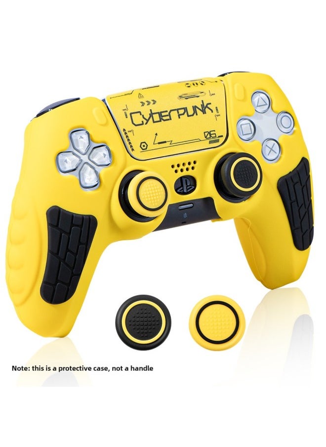 Generic Black Myth Wukong PS5 Silicone Case P5 Game Handle Protective Case Drop-resistant Scratch-resistant Rocker Cap For Hair-Product Color:Cyberpunk  - Image 1