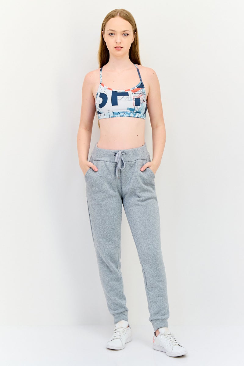 Reebok سوتيان رياضي نسائي رفيع مبطن بدون بطانة، متعدد الألوان - Image 4