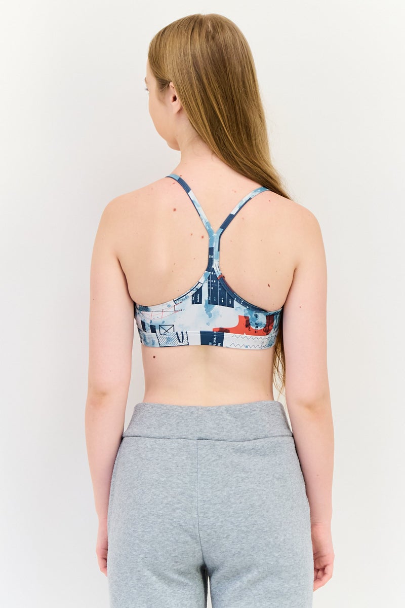 Reebok سوتيان رياضي نسائي رفيع مبطن بدون بطانة، متعدد الألوان - Image 3