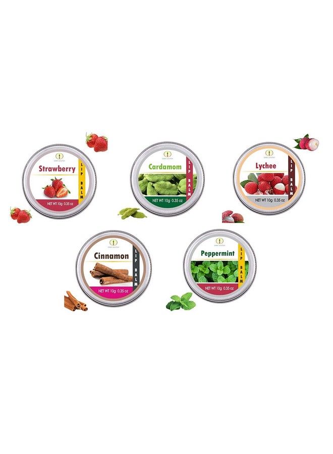 Green Junction Lip Balm 10 Gms (Lip Balm Combo) Set Of 5 Lip Balms - Image 1