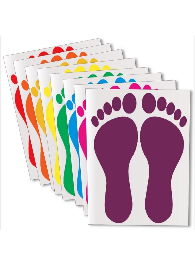 Bright Creations Kids Footprint Decal Stickers for Classroom Decor (32 Pairs) - Footprint Stickers for Classroom Decoration - Image 4