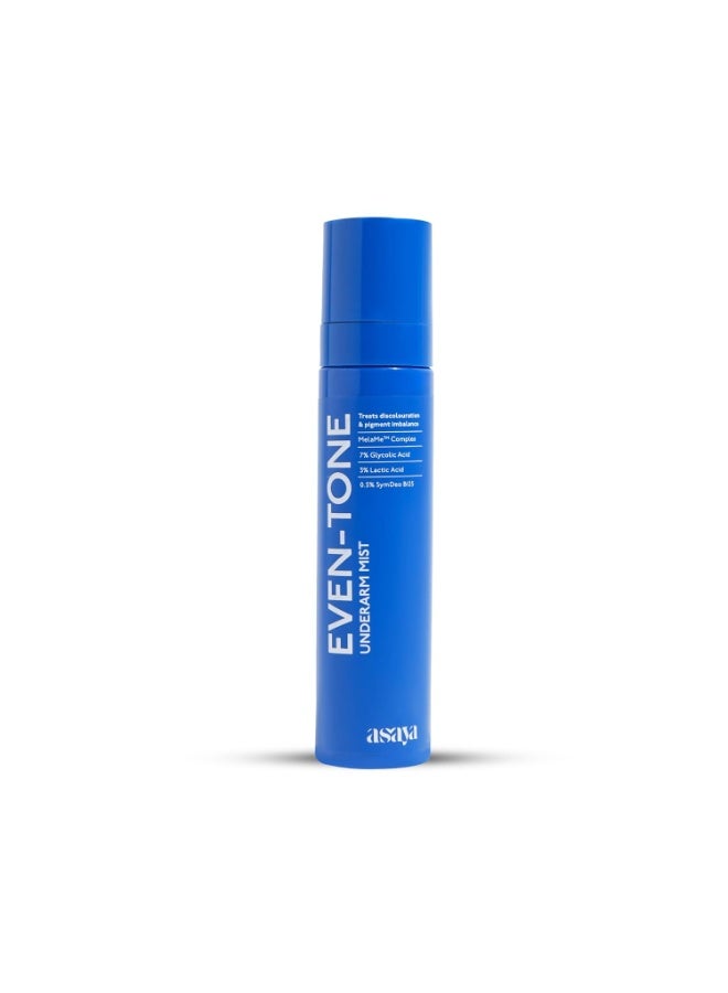 Asaya Even Tone Underarm Mist | Lightweight Spray for Underarm Pigmentation Removal & Odour Control | Even Tone Underarm Mist for Dark Underarms | 100 ml - Image 1