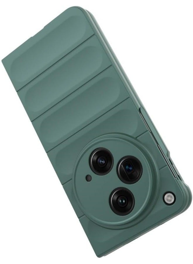 general Liquid Silicone Case Compatible with Oneplus Open/OPPO Find N3 with Camera Lens Protection, Anti-Scratch Soft Microfiber Lining, Rubber Full Body Shockproof Cover - Image 2