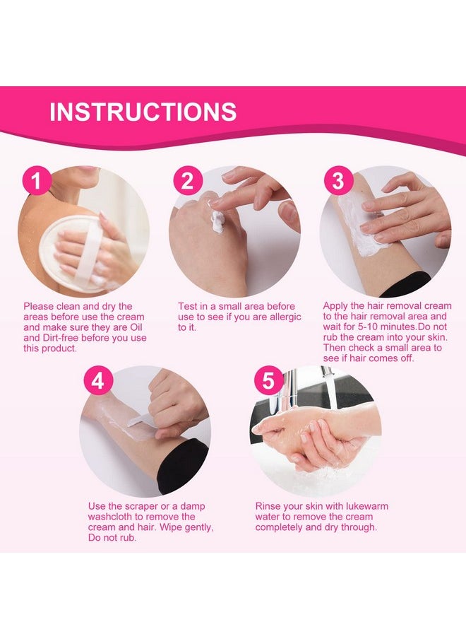 Urkyria - Intimate/Private Hair Removal Cream For Women Hair Removal Cream For Pubic Hair Unwanted Hair In Underarms Private Parts Bikini Area Painless Depilatory Cream Sensitive Formula Hair Remover - Image 1