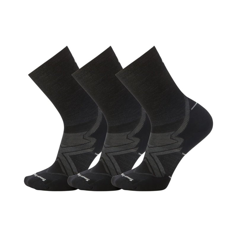 Smartwool Run Cold Weather Targeted Cushion Crew Socks, Black, L