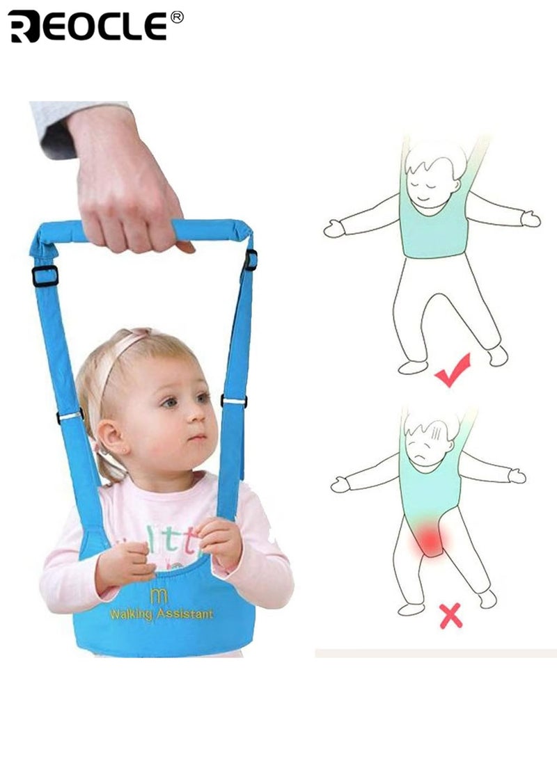 ريوكل حزام تدريب المشي للأطفال قابل للتعديل مع مقبض يدوي مساعد تعلم المشي للأطفال الصغار أداة دعم وتدريب - Image 3
