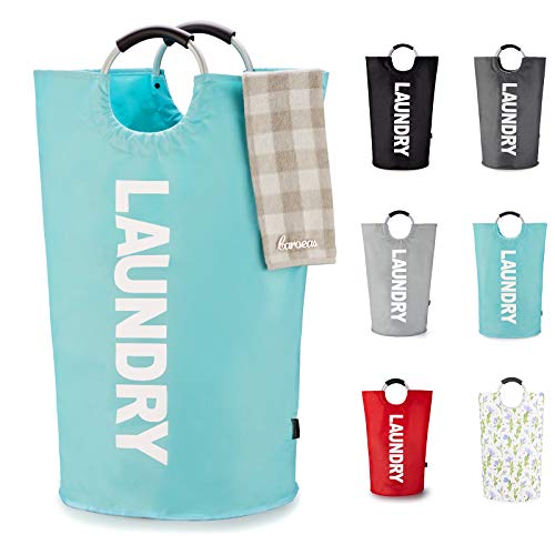 Caroeas 90L Laundry Basket (13 Colors), Waterproof Laundry Hamper, Laundry Bag with Padded Handles, Clothes Hamper Stands Up Well, Collapsible Laundry Basket Easy Storage - Image 1