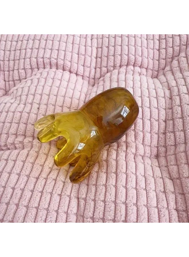 أمبير أوكتوبوس أداة تدليك الرأس مساج فروة الرأس واسع الأسنان مقبض إرجونومي من الراتنج - Image 4