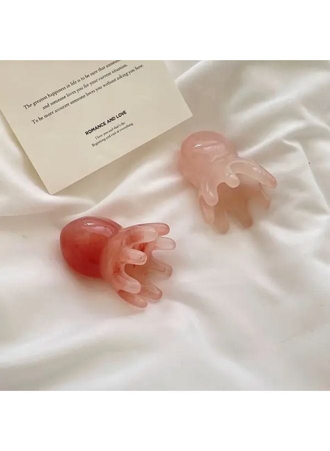 أمبير أوكتوبوس أداة تدليك الرأس مساج فروة الرأس واسع الأسنان مقبض إرجونومي من الراتنج - Image 2