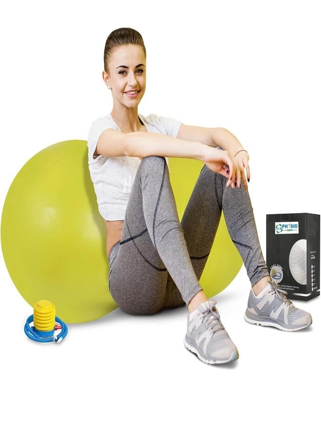 DSB PHYSIO MART Physio Therapy Peanut Ball with Pump 70 CM Shaped Swiss Stability Yoga Exercise Balance Ball for Kids, Labor Birthing, Fitness, Gym Workout DSB-58B - Image 2