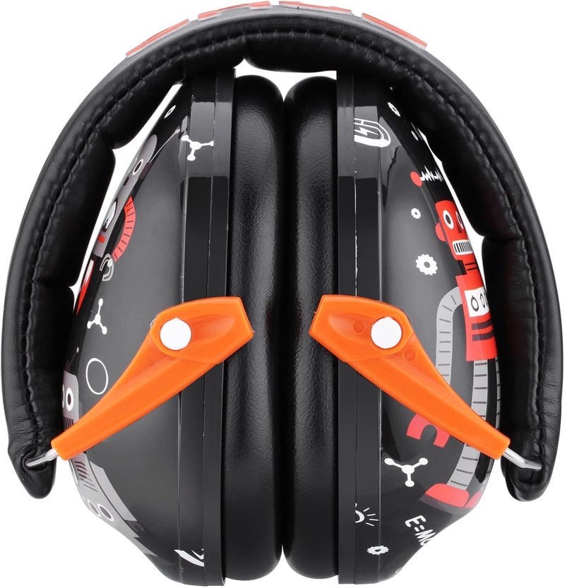 Snug Kids Earmuffs â€“ Noise Reduction for Toddlers & Children â€“ Adjustable, Lightweight, Foldable, Soft & Comfortable - Robot - Image 3