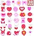 LEEHUR 30 PCS Valentines Day Mochi Squishy Toys Squishies for Kids School Class Classroom Valentines Day Cards Gifts Prizes Party Favors Valentine - Image 2