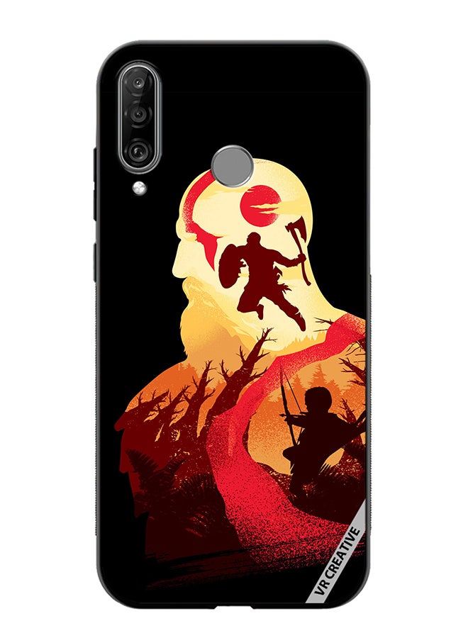 VR CREATIVE Protective Case Cover For Huawei P30 Lite God Of War Design Multicolour - Image 1