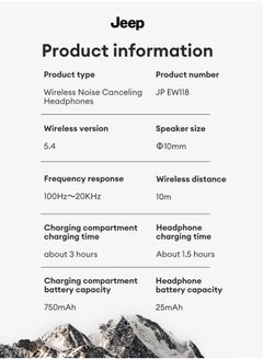 Jeep JPEW118 Wireless Bluetooth Headset-Black - pzsku/ZB4E5B2CA3419A50201F3Z/45/_/1716532069/73d8caa5-7139-4dd0-b4e5-06f761b67ba9