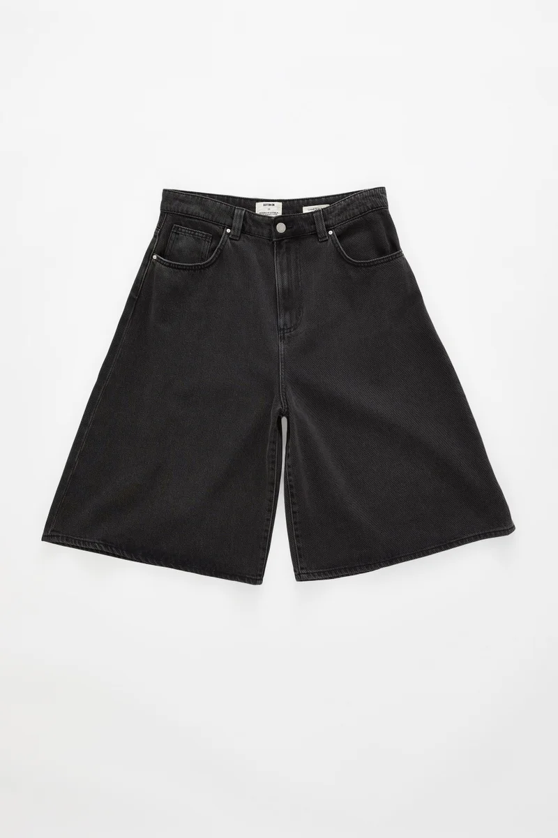 Cotton On LYOCELL WIDE DENIM JORT