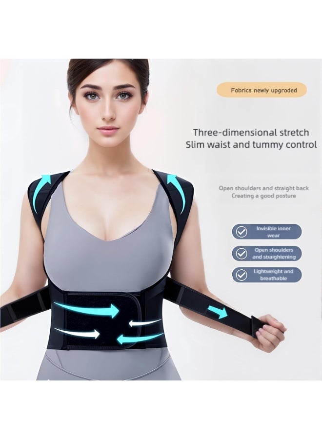 Posture Corrector Back Brace – Adjustable Full Back Support & Straightener – Medium Waist 33″–40″ – Comfortable Daily Use - Image 4