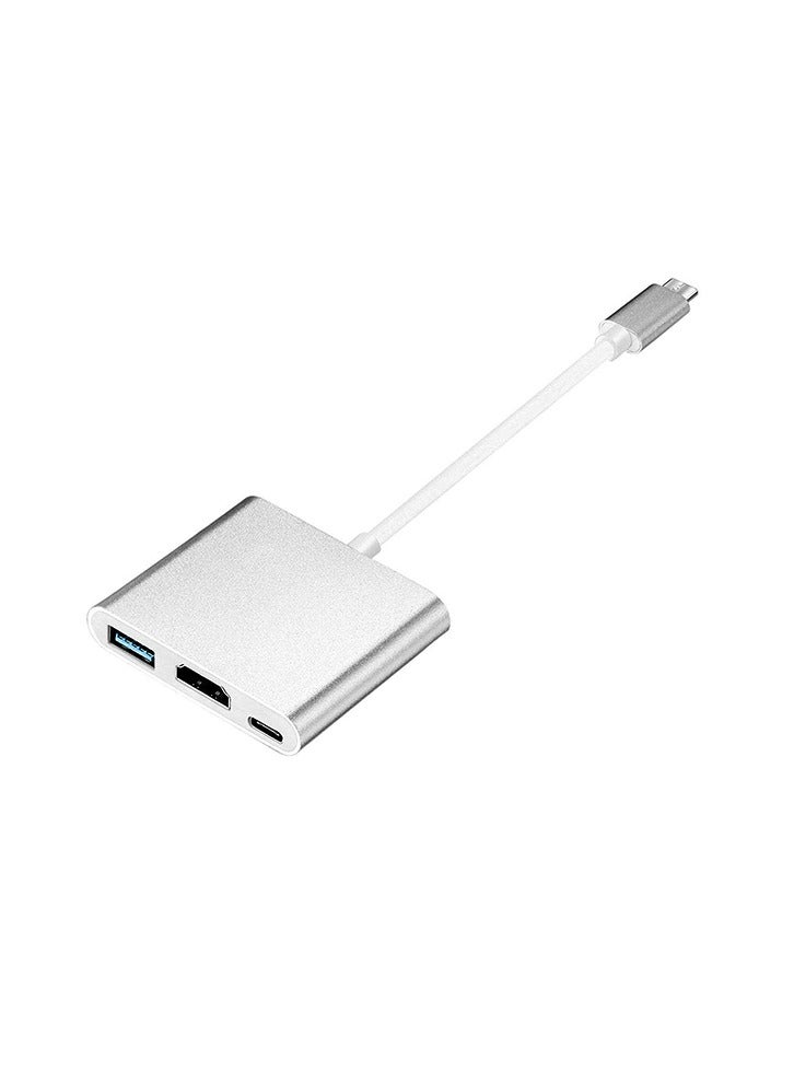 HDMI (4K) USB 3.0 And Type-C To USB-C Adapter For Apple Macbook And Chromebook