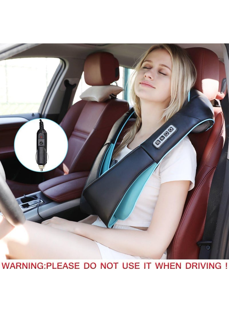 Jourvent Shiatsu Back and Neck Massager, Back Massager Deep Tissue Kneading Massager Neck and Shoulder Massager with Heat, Electric 4D Massage Pillow Fathers Day Dad Gifts from Daughter  - Image 5