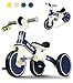 LOL-FUN LOLFUN Baby Balance Bike Toy for 1 2 Year Old Boys Girls Gift Toddler Tricycle 13 Year Old with Removable Pedal 4 in 1 Trike for Ages 13 Present - Image 4
