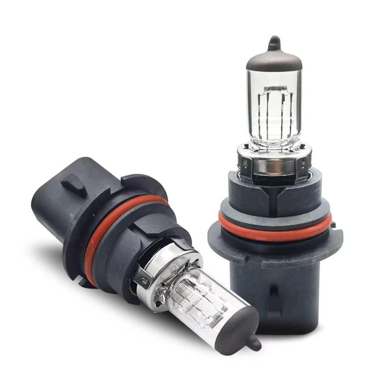 gunhunt 2 PCS Car 9004100W Halogen Bulb 12V Quartz Lamp Ultrabright Beam LowHigh Beam Fog Light Replacement Allinone Plug and Play Bulb Universal Lighting for Car Warm White Light - Image 3
