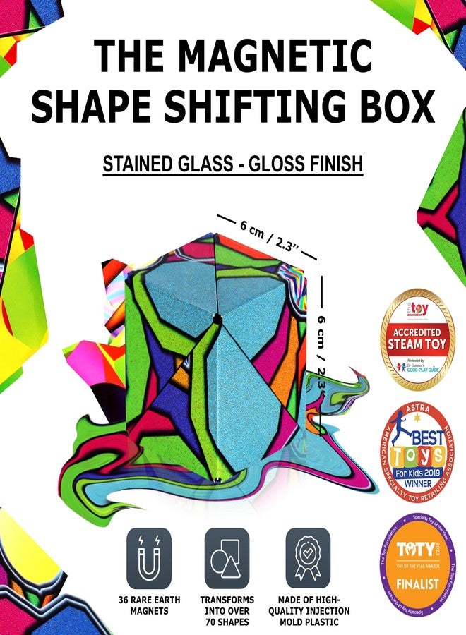 Shashibo DODECA Magnetic Puzzle Cube, Sensory Fidget Toy for Adults & Kids, Stress Relief Fidget Toy for All Ages, Cool Fidget Toys for Desk, Shape Shifting Box, 100+ Possible Shapes - Image 2