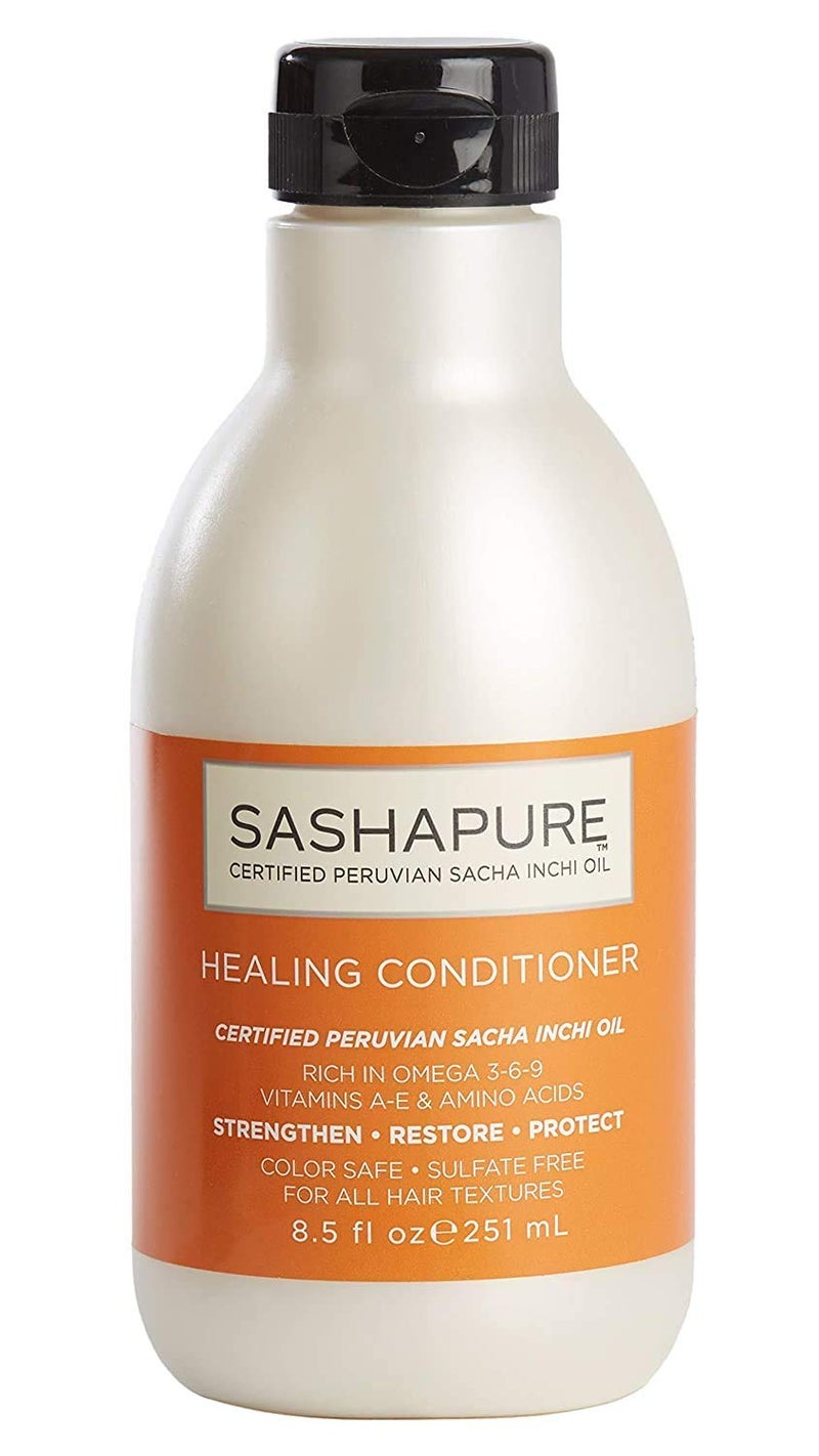 SASHAPURE Healing Conditioner with Sacha Inchi Oil  SulfateFree Color Safe Hydrate  Revitalize Damaged Hair 85 fl oz