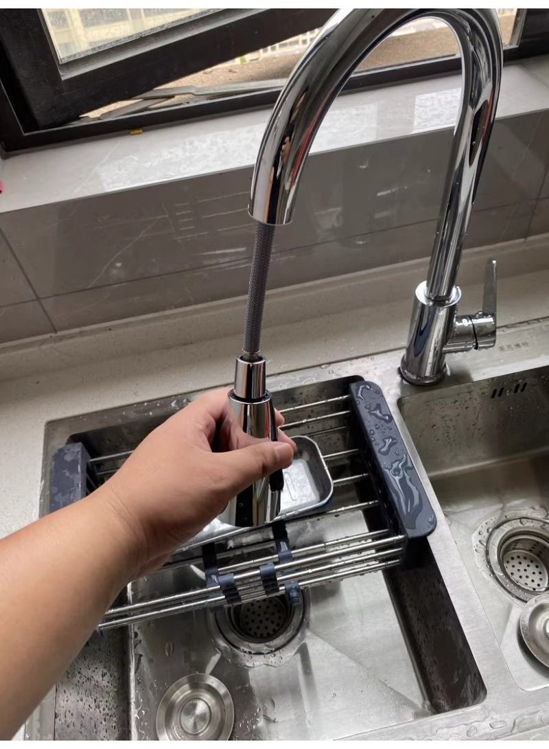 Base kitchen mixer with pull-out sprayer, chrome - Image 4