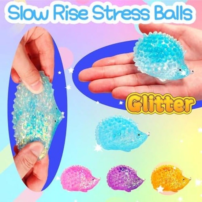 EVDERS 1Pcs Hedgehog Squishy Sugar Ball, Slow Rise Stress Relief Toy for  Kids - Image 5