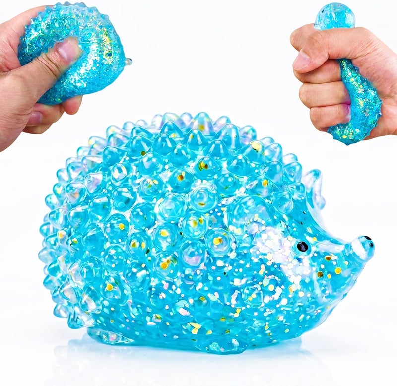 EVDERS 1Pcs Hedgehog Squishy Sugar Ball, Slow Rise Stress Relief Toy for  Kids - Image 1
