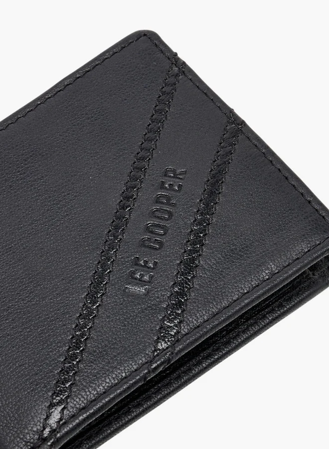 Lee Cooper Men's Solid Bi-Fold Wallet