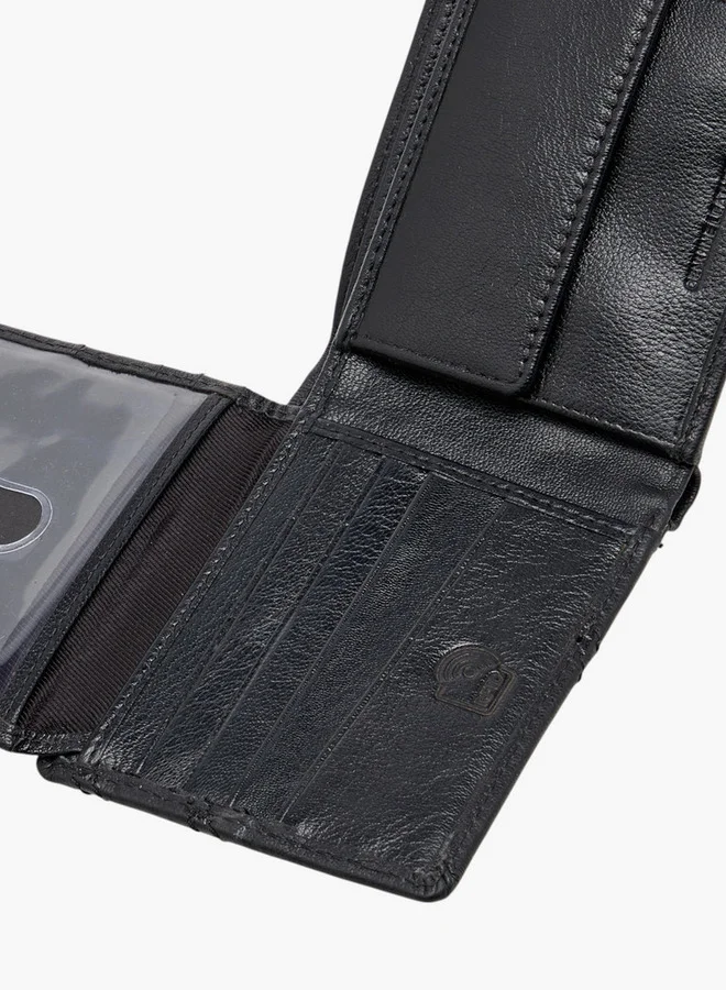 Lee Cooper Men's Solid Bi-Fold Wallet