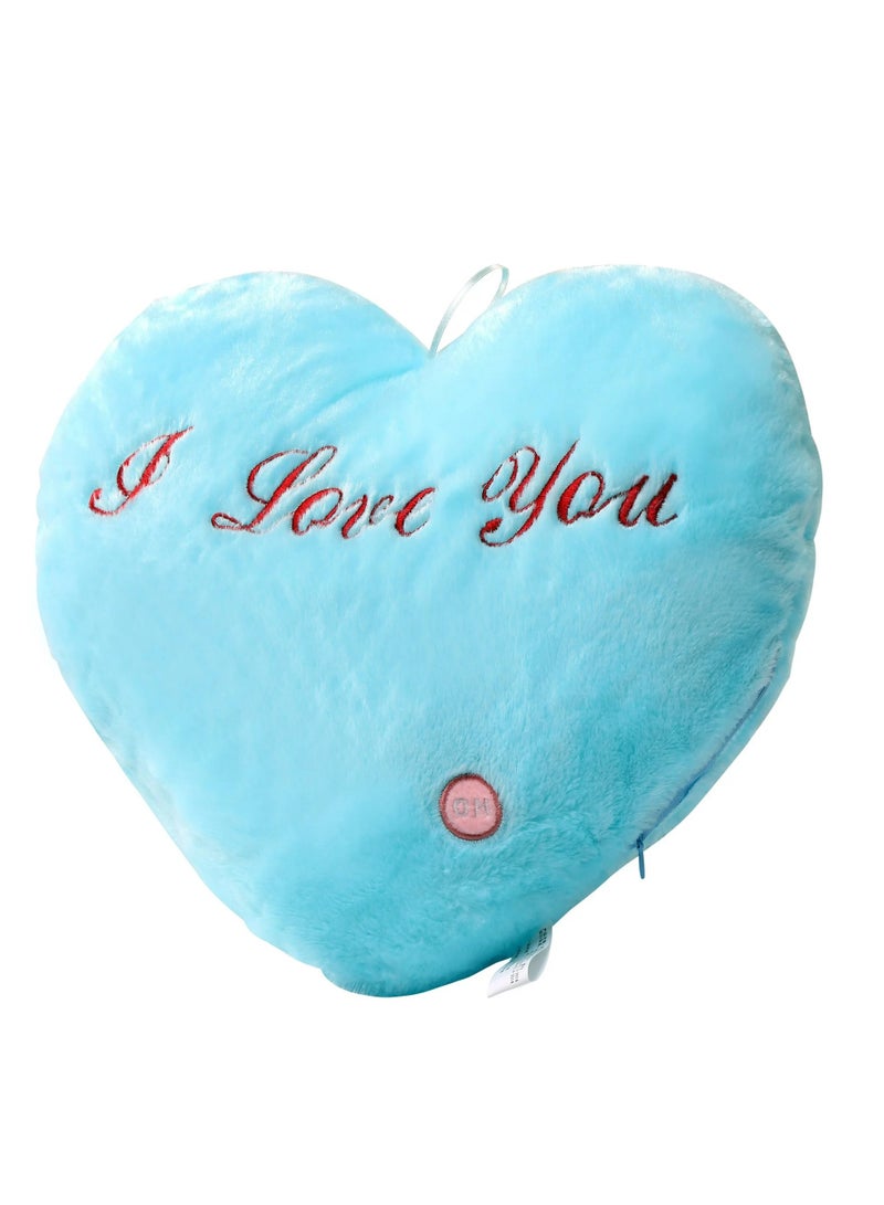 Reko Love Heart Shaped LED Pillow, Multi-Color Changing Pillow Love Pillow Touch Sensitive Pillow - Image 3