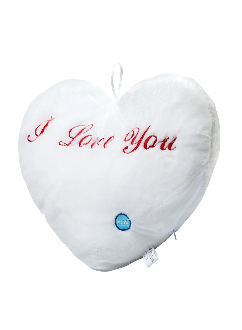 Reko Love Heart Shaped LED Pillow, Multi-Color Changing Pillow Love Pillow Touch Sensitive Pillow - Image 4