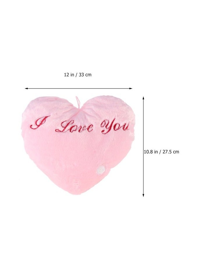 Reko Love Heart Shaped LED Pillow, Multi-Color Changing Pillow Love Pillow Touch Sensitive Pillow - Image 5