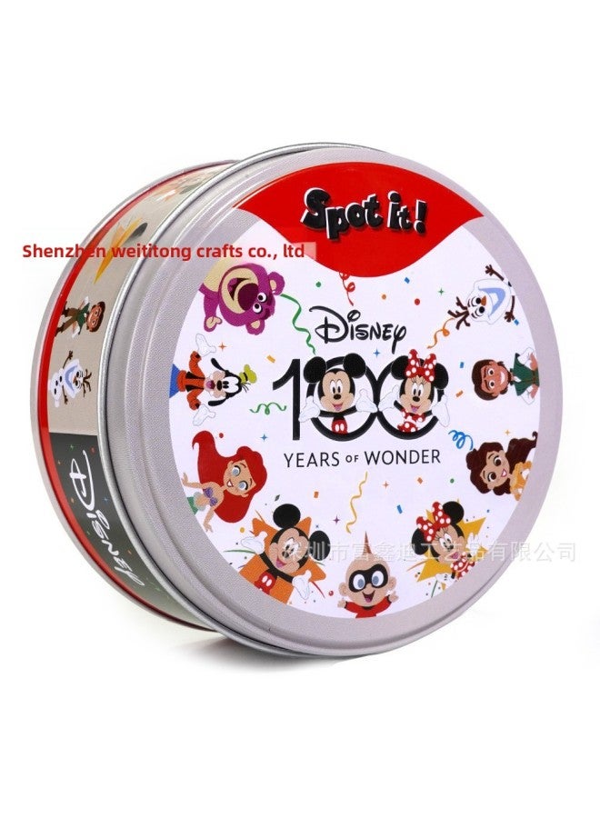 لعبة Spot It الإنجليزية بالكامل، تجمع عائلي للآباء، ابحث عن بطاقات ألعاب مختلفة، بطاقات ألعاب Dobble، ابحث عن أختك