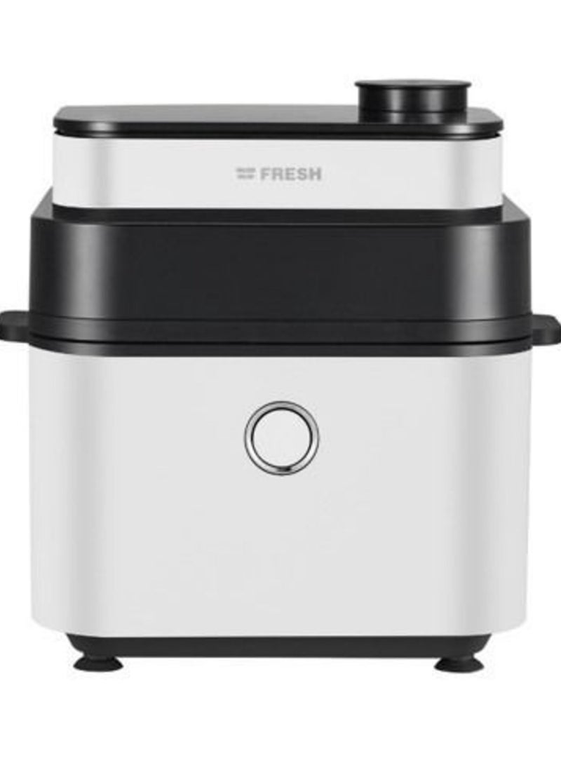 فريش قلاية بدون زيت 7لتر  ابيض بتكنولوجيا التسخين بالبخار تحكم تاتش من فريش - Image 1