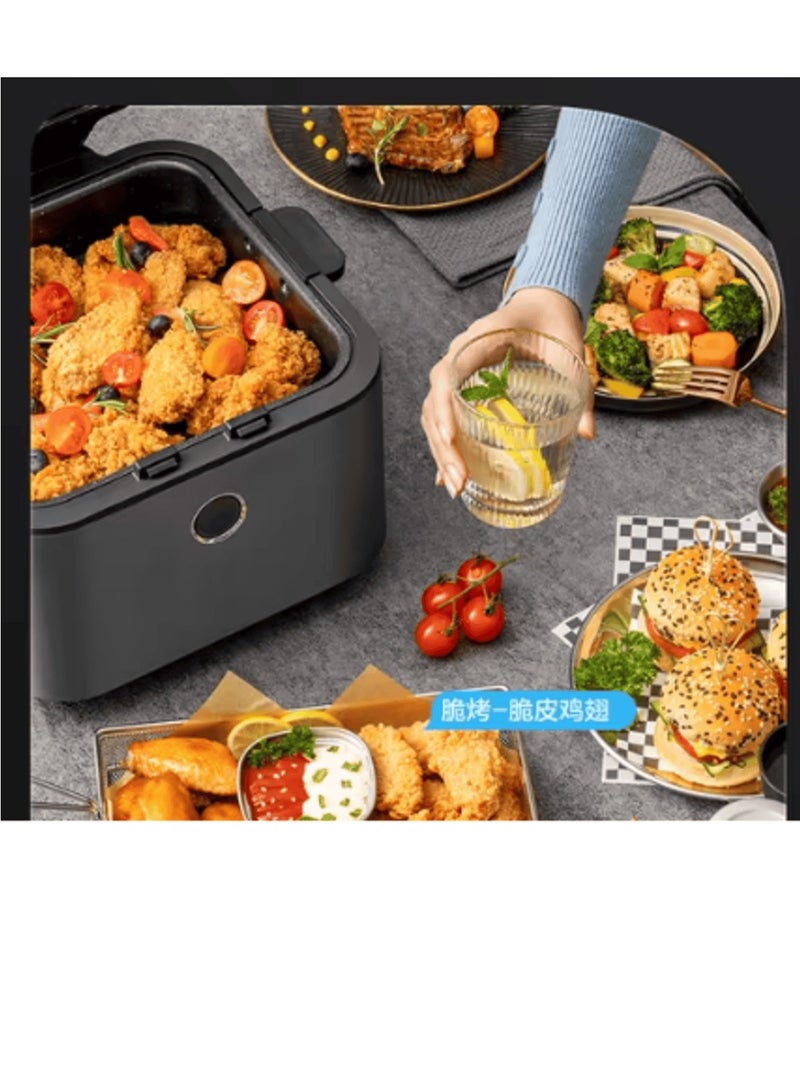 فريش قلاية بدون زيت 7لتر  ابيض بتكنولوجيا التسخين بالبخار تحكم تاتش من فريش - Image 3