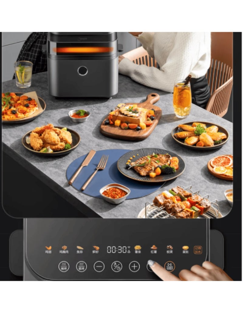 فريش قلاية بدون زيت 7لتر  ابيض بتكنولوجيا التسخين بالبخار تحكم تاتش من فريش - Image 2