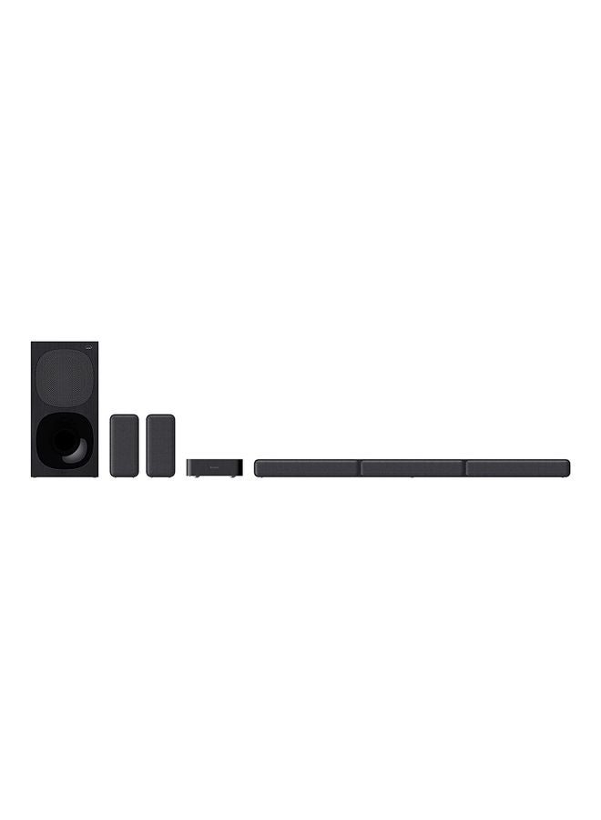 Sony 5.1 Channel Real Surround 600 Watt Soundbar With Wireless Rear Speakers HTS40R Black - Image 1