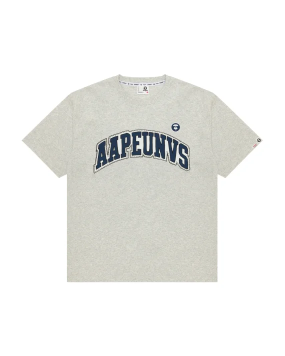AAPE AAPEUNVS moonface graphic tee