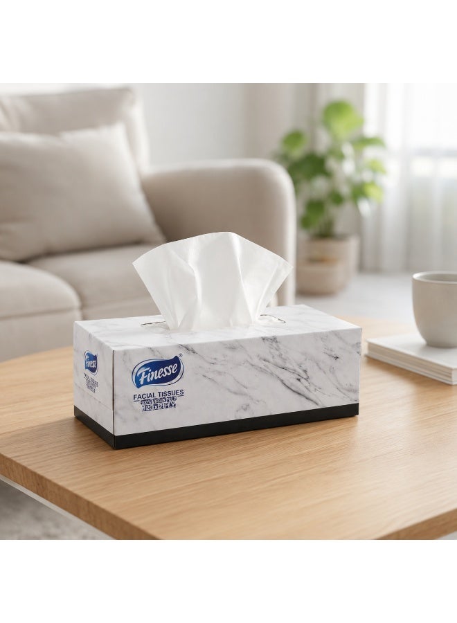 Finesse Daily Care Facial Tissue - Pack of 15 Boxes, 130 Soft 2-Ply Sheets Each, Gentle Face & Hand Tissue for Home, Office & Car - Image 5