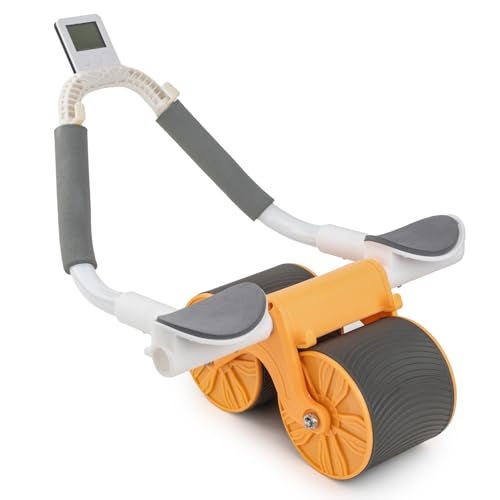 Bodyband Abs Roller for Men & Women Automatic Rebound Abs Roller Wheel for Home Workout, Gym Ab Roller for Men Abs Workout Equipment for Abdominal For Home With Knee Mat ABSolute Abroller Multicolor - Image 1