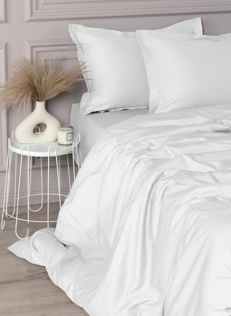 اسكونا Bed linen 200*220 Askona Comfort White Sateen - Image 4