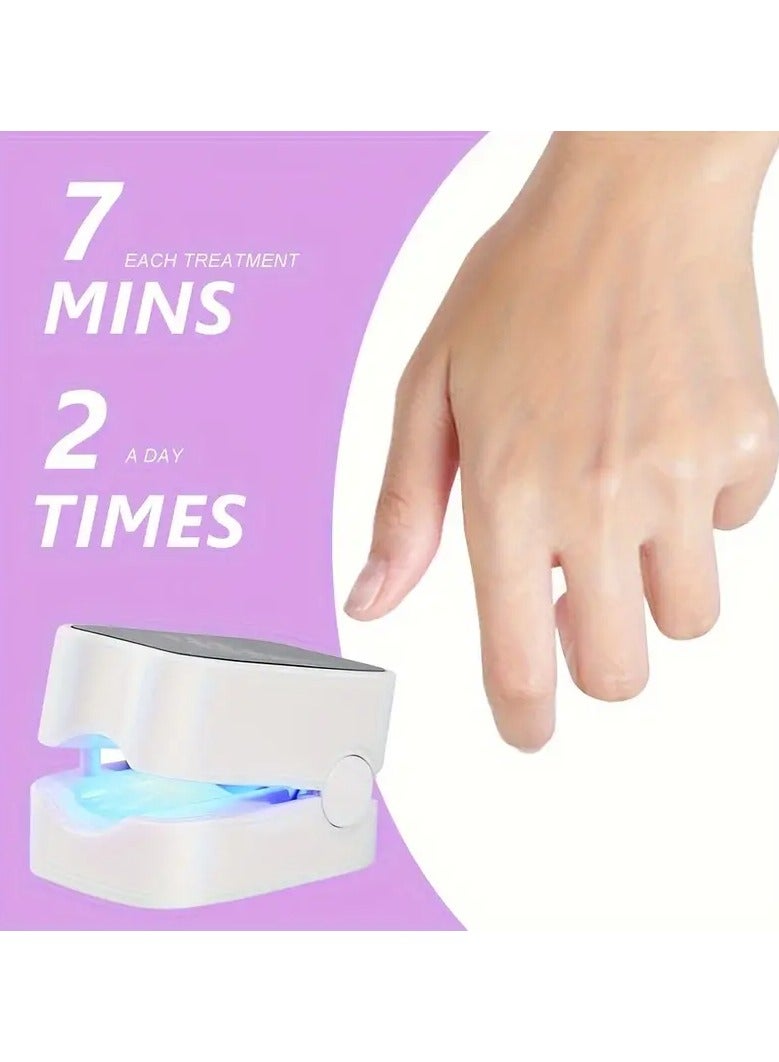 Rozino Compact UV LED Nail Relax Device, Rechargeable Lithium Battery, USB Charging, Ergonomic Design with Digital Display - Portable, Unscented Treatment for Healthy-Looking Fingernails and Toenails, Low Voltage Operation - Image 3